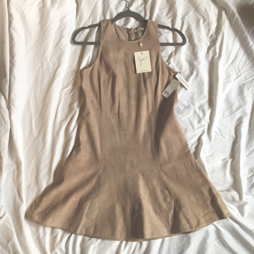 Joie Suede Dress Tan Size 2 NWT
